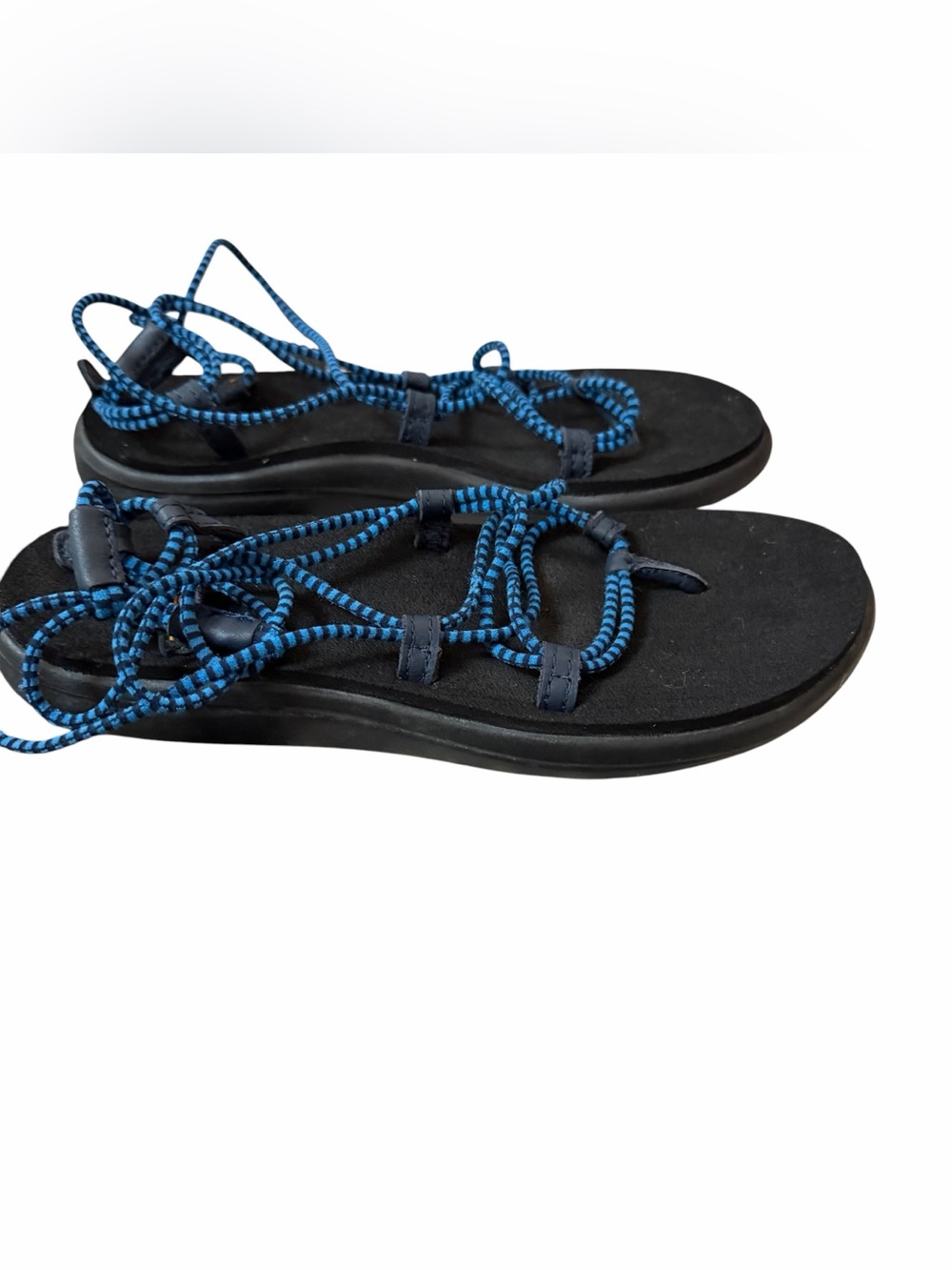 Teva Voya Infinity Sandals Women’s Size 8 Blue Strappy Comfort Sandals - Picture 2 of 3